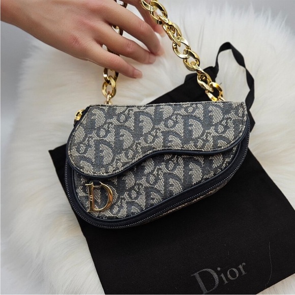 Dior Handbags - Dior Saddle Trotter Clutch/Pouch Canvas